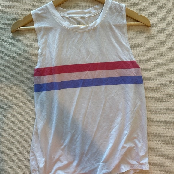 Spiritual Gangster Sleeveless Top with Stripes - Picture 1 of 4